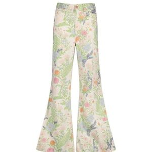 Wrangler Floral Wide Leg Jeans